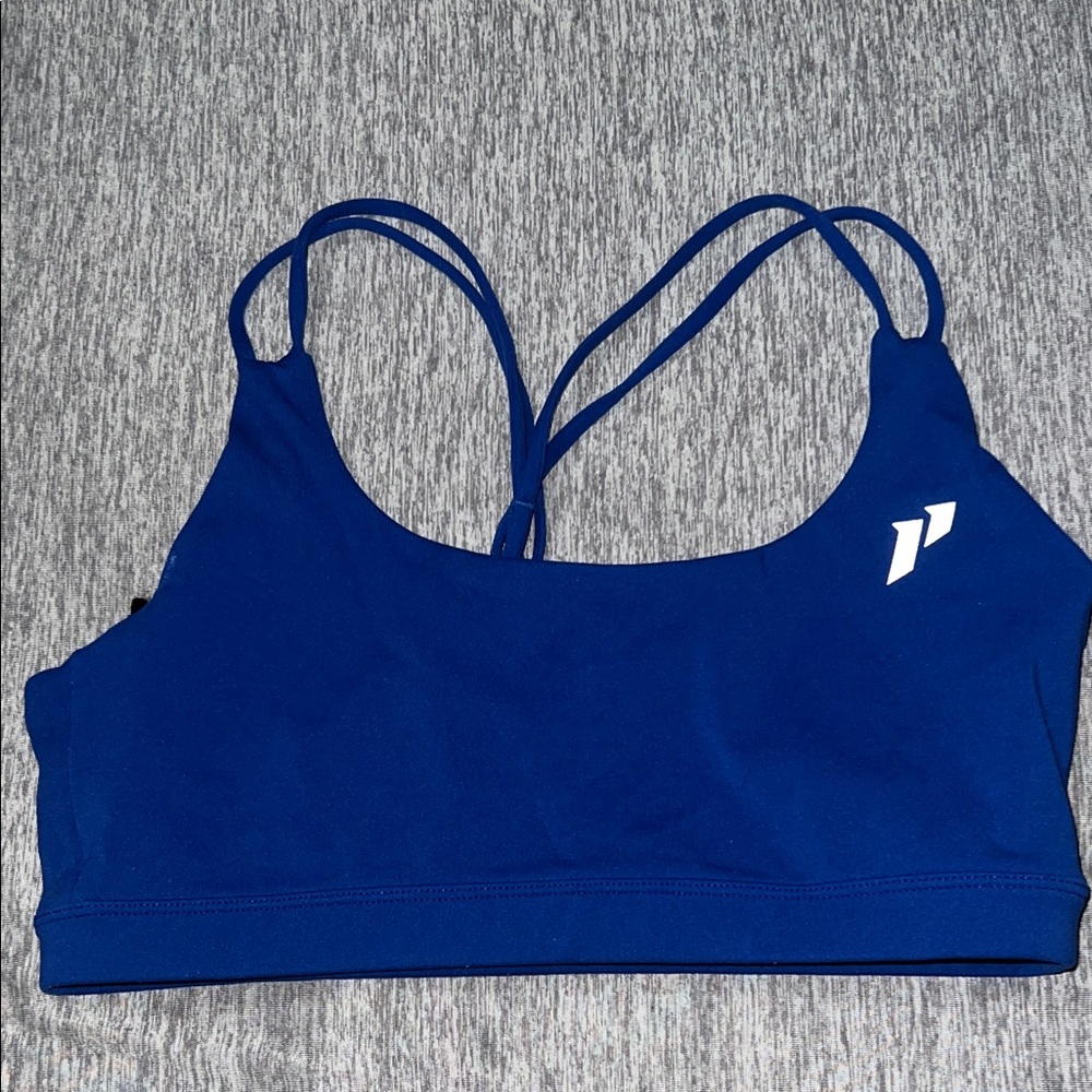 Performance Blue Sports Bra